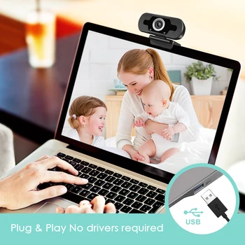 HD 1080/5MP Webcam Mini Computer PC WebCamera with Microphone Conference Camera Video Recording Conferencing Meeting USB Web
HD 1080/5MP Webcam Mini Computer PC WebCamera with Microphone Conference Camera Video Recording Conferencing Meeting USB Web