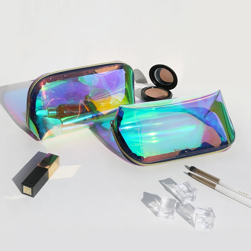 Transparent Customized Waterproof Pvc Plastic Zipper Bag Travel Clear Holographic Rainbow Makeup Bag For Cosmetics Boutique
Transparent Customized Waterproof Pvc Plastic Zipper Bag Travel Clear Holographic Rainbow Makeup Bag For Cosmetics Boutique