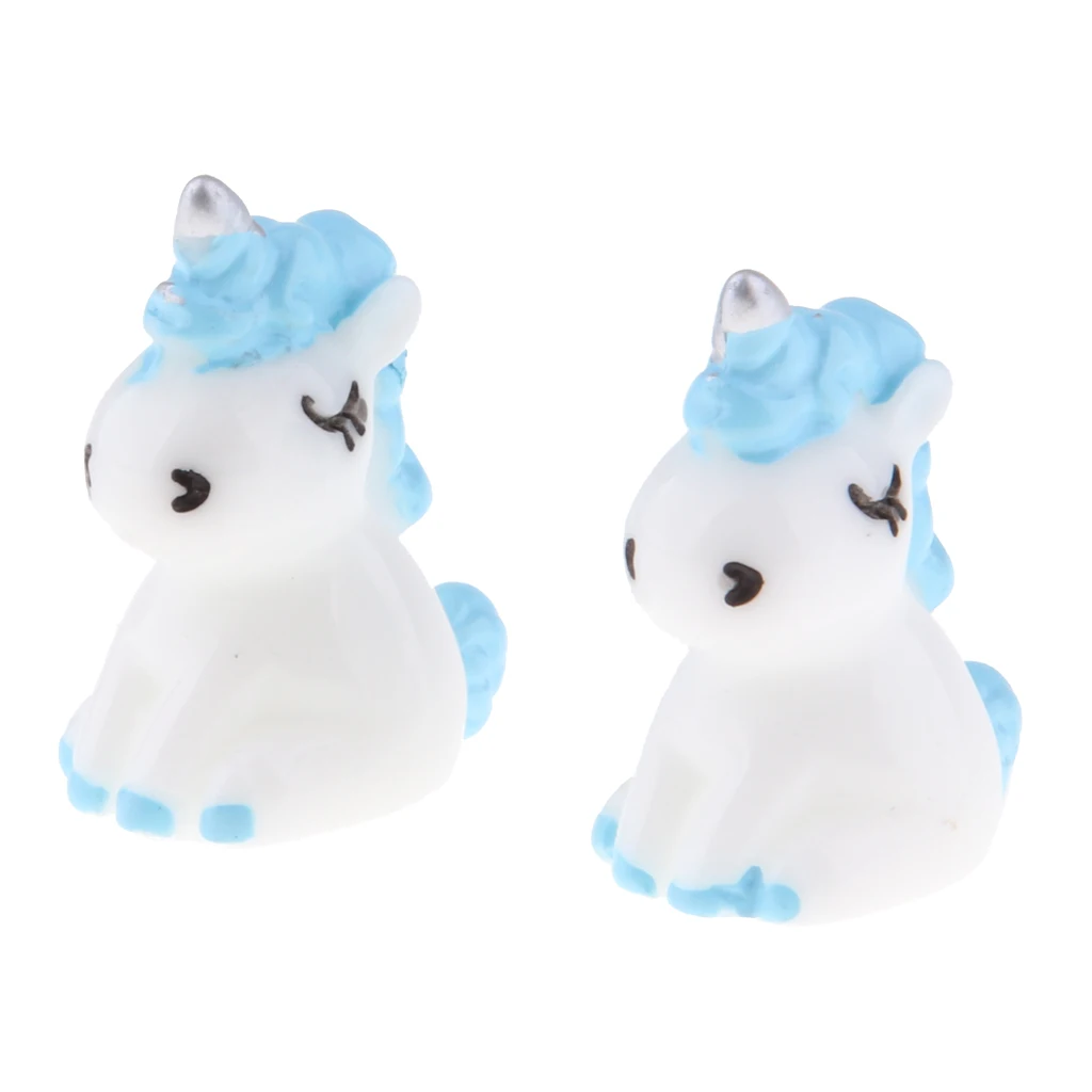 2Pcs Miniature Unicorn Figurine Mini Unicorn Miniature Fairy Garden Dollhouse Micro Landscape Ornaments Gift for Kids Toys 2Pcs Miniature Unicorn Figurine Mini Unicorn Miniature Fairy Garden Dollhouse Micro Landscape Ornaments Gift for Kids Toys