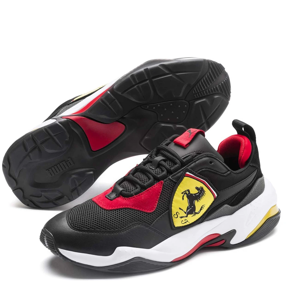 puma black rosso corsa