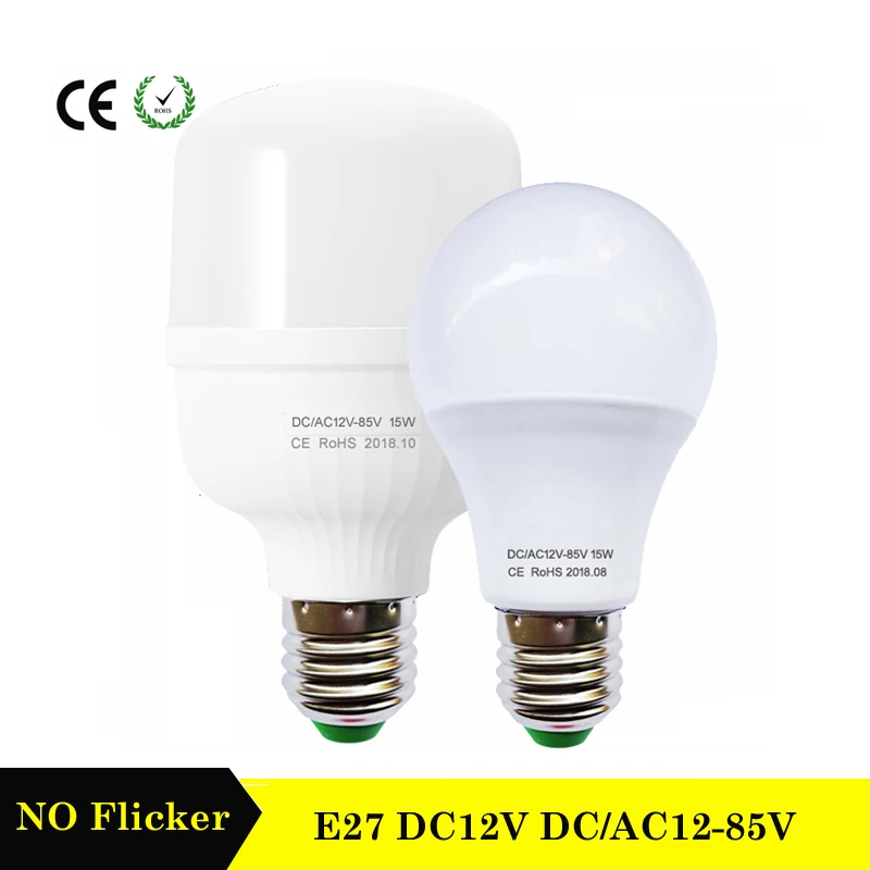 Светодиодный лампы 6 Вт 9 12 15 DC12V светодиодный фонарь постоянного тока/переменного