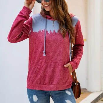 2019 Autumn Winter Plus Size Full Sleeve Fahion Women Patchwork Hooded Top Front Pocket Casual Sweatshirt Women Warm Pullover
2019 Autumn Winter Plus Size Full Sleeve Fahion Women Patchwork Hooded Top Front Pocket Casual Sweatshirt Women Warm Pullover
