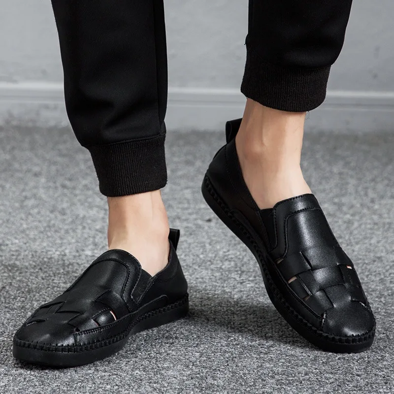 Large Size Moccosins MEN'S SHOES Spring And Summer New Style Hollow out Breathable Anti-slip Foot Covering Porous Casual Shoes
Large Size Moccosins MEN'S SHOES Spring And Summer New Style Hollow out Breathable Anti-slip Foot Covering Porous Casual Shoes