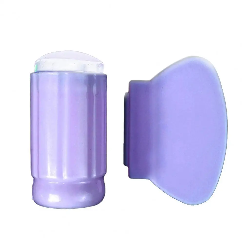 Nail Stamper Scraper Fashion French Manicure Detachable Artwork Making Silicone Seal Templates Printing Tips Tool | Красота и