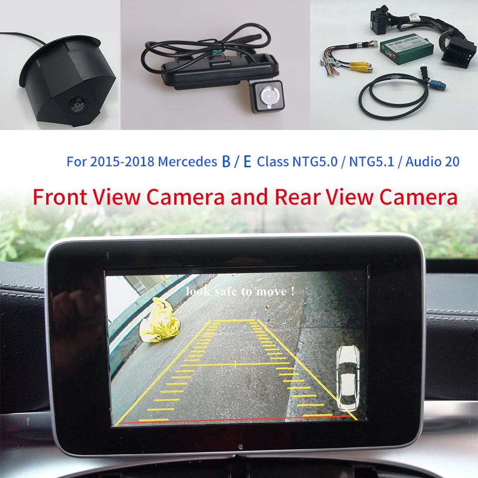 Front View Camera And Rear View Camera Car Video Interface Kit For 2015-2018 Mercedes-Benz B E Class NTG5.0 / NTG5.1 Audio 20
Front View Camera And Rear View Camera Car Video Interface Kit For 2015-2018 Mercedes-Benz B E Class NTG5.0 / NTG5.1 Audio 20