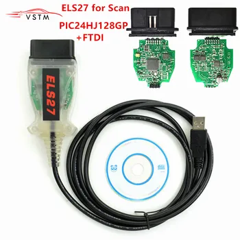 Newest ELS27 FORScan ELS 27 Scanner Green PCB FTDI Chip+PIC24HJ128GP Diagnostic Cable Support ELM327 J2534
Newest ELS27 FORScan ELS 27 Scanner Green PCB FTDI Chip+PIC24HJ128GP Diagnostic Cable Support ELM327 J2534