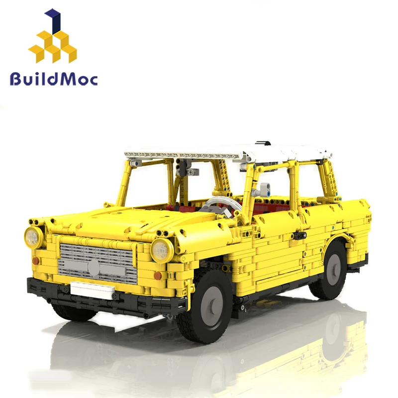 BuildMoc lepining Technic Series FIATed 500 Trabant 601 Camper Van 12087 Model Building Blocks Kits Set Bricks Toys
BuildMoc lepining Technic Series FIATed 500 Trabant 601 Camper Van 12087 Model Building Blocks Kits Set Bricks Toys