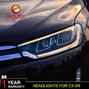 Car Styling Head Lamp Case For Citroen C3-XR 2015-2017 led car lights Angel eyes xenon HID KIT Fog lights LED
Car Styling Head Lamp Case For Citroen C3-XR 2015-2017 led car lights Angel eyes xenon HID KIT Fog lights LED