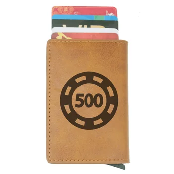 Classic bargaining chip Design RFID Credit Card Holder Anti-Theft Automatic Wallet Card Case Men Mini Leather Male Purse
Classic bargaining chip Design RFID Credit Card Holder Anti-Theft Automatic Wallet Card Case Men Mini Leather Male Purse