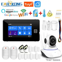¡Buen Producto! Apoyo Tuyasmart alexa y google a casa ¿Soporte de pantalla táctil de apoyo de la temperatura y la humedad de visualización? Creo que esta es la mejor de alarma en Aliexpress final, incluso mejor en todo el mundo ¡10 estrellas comentarios!