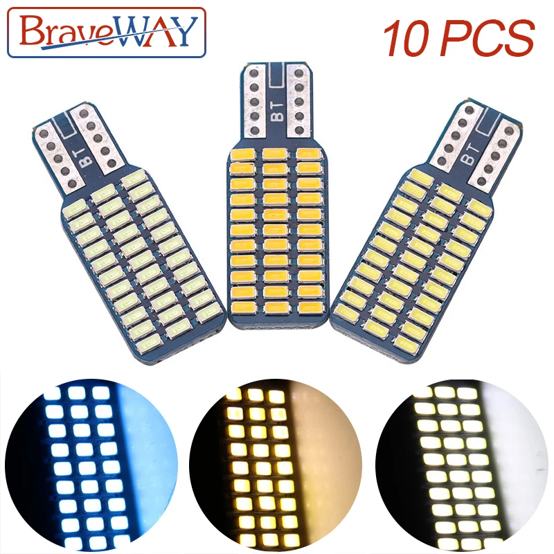 Светодиодные лампы BraveWay T10 LED 192 194 168 W5W 33 SMD 3014, белый, 12 в пост. Тока, Canbus, без ошибок, 10 шт.
Светодиодные лампы BraveWay T10 LED 192 194 168 W5W 33 SMD 3014, белый, 12 в пост. Тока, Canbus, без ошибок, 10 шт.