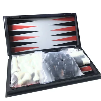 Magnetic Chess Backgammon Checkers Set Foldable Chess Board 3-in-1 International Chess Travel Games Chessmen Toys for Adult Kids
Magnetic Chess Backgammon Checkers Set Foldable Chess Board 3-in-1 International Chess Travel Games Chessmen Toys for Adult Kids