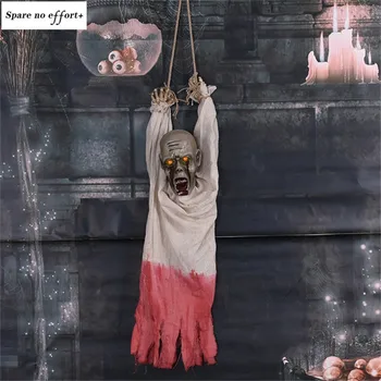 Electric Ghost Doll Halloween Decor Hanging Horror Props Devil Scary Eyes Glowing Creepy Prop Festival Decoration Supplies Toy
Electric Ghost Doll Halloween Decor Hanging Horror Props Devil Scary Eyes Glowing Creepy Prop Festival Decoration Supplies Toy