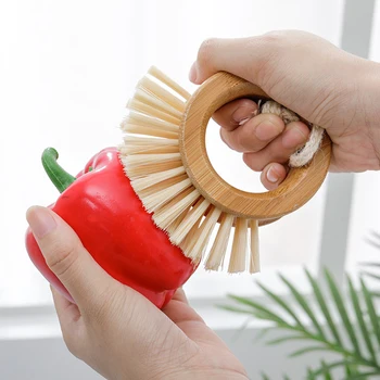 Bamboo Tableware Brush, Smooth Delicate Fruit Vegetable Cleaning Brush With Fine Workmanship, Round Labor-Saving Dish Bowl Brush
Bamboo Tableware Brush, Smooth Delicate Fruit Vegetable Cleaning Brush With Fine Workmanship, Round Labor-Saving Dish Bowl Brush