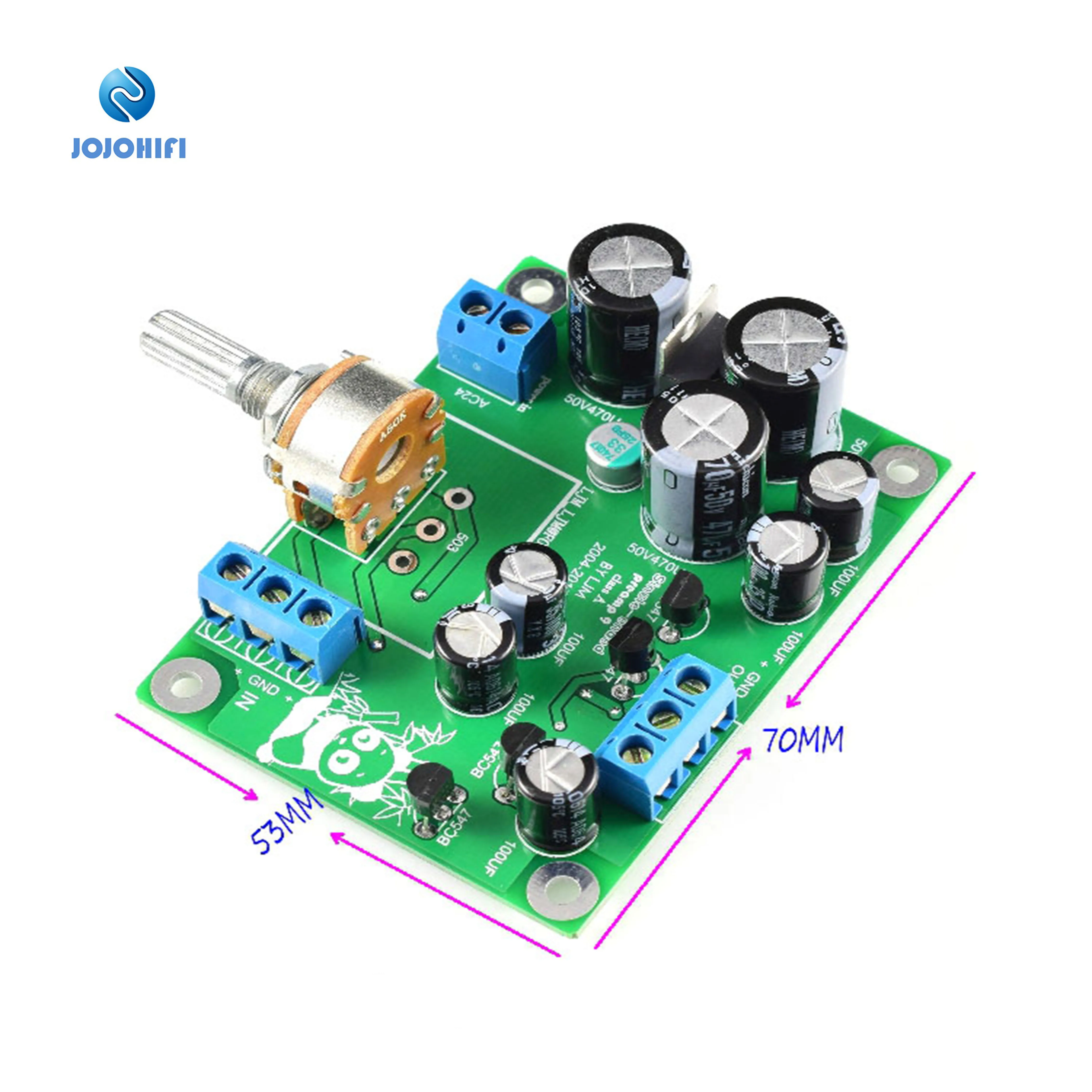 2018 Version PREAMP 9 P9 Single-ended Pure Class A Transistor PRE Pre-amplifier Finished Board with Potentiometer
2018 Version PREAMP 9 P9 Single-ended Pure Class A Transistor PRE Pre-amplifier Finished Board with Potentiometer