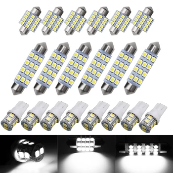 T10 31mm Light 20Packs LED Light 8X T10 License Plate Light 12X 31mm & 42mm Festoon Dome Map Interior Bulb
T10 31mm Light 20Packs LED Light 8X T10 License Plate Light 12X 31mm & 42mm Festoon Dome Map Interior Bulb