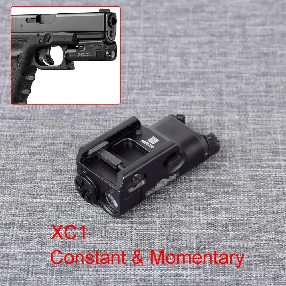 Tactical Weapon Light XC1 MINI Scout LED Flashlight For Pistol Airsoft GLOCK 17 18C 19 For Hunting Handgun Light
Tactical Weapon Light XC1 MINI Scout LED Flashlight For Pistol Airsoft GLOCK 17 18C 19 For Hunting Handgun Light