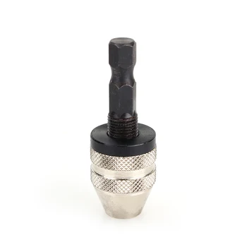 ANENG 1/4in Hex Shank Drill Bit Tool Quick Change Convertor Adapter Keyless Drill Chuck Impact Driver Adaptor 0.3-3/3.6mm Range
ANENG 1/4in Hex Shank Drill Bit Tool Quick Change Convertor Adapter Keyless Drill Chuck Impact Driver Adaptor 0.3-3/3.6mm Range
