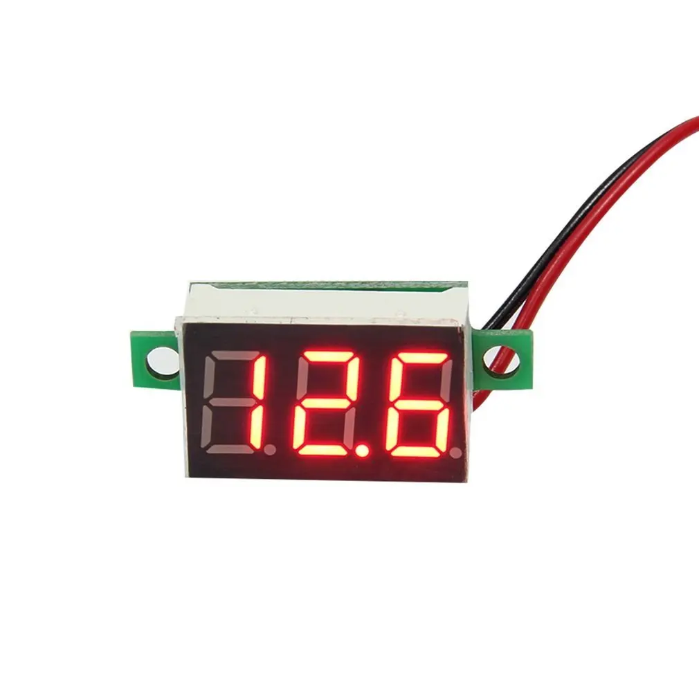 2 PCS ACEHE 4.5~30V Mini Digital Voltmeter Red LED Display Volt Meter Gauge Voltage LCD Panel Meter DC Voltimetro Digital
2 PCS ACEHE 4.5~30V Mini Digital Voltmeter Red LED Display Volt Meter Gauge Voltage LCD Panel Meter DC Voltimetro Digital