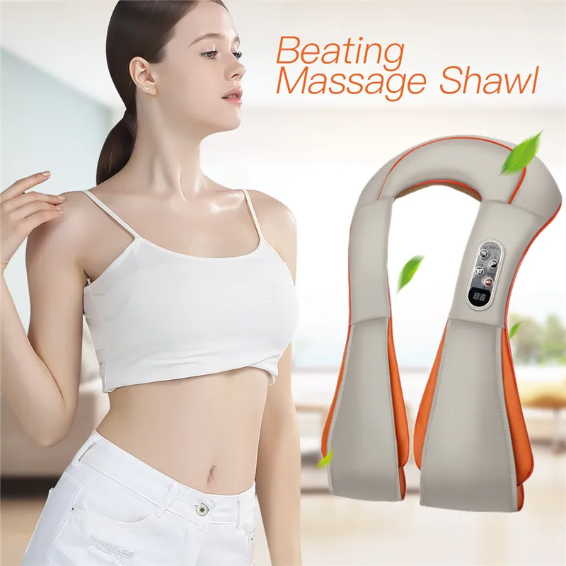 U Shaped Electric Neck Massager Back Deep Tissue Shiatsu Massager Shoulder Beating Massage Shawl Cervical Vertebra Pain Relief
U Shaped Electric Neck Massager Back Deep Tissue Shiatsu Massager Shoulder Beating Massage Shawl Cervical Vertebra Pain Relief