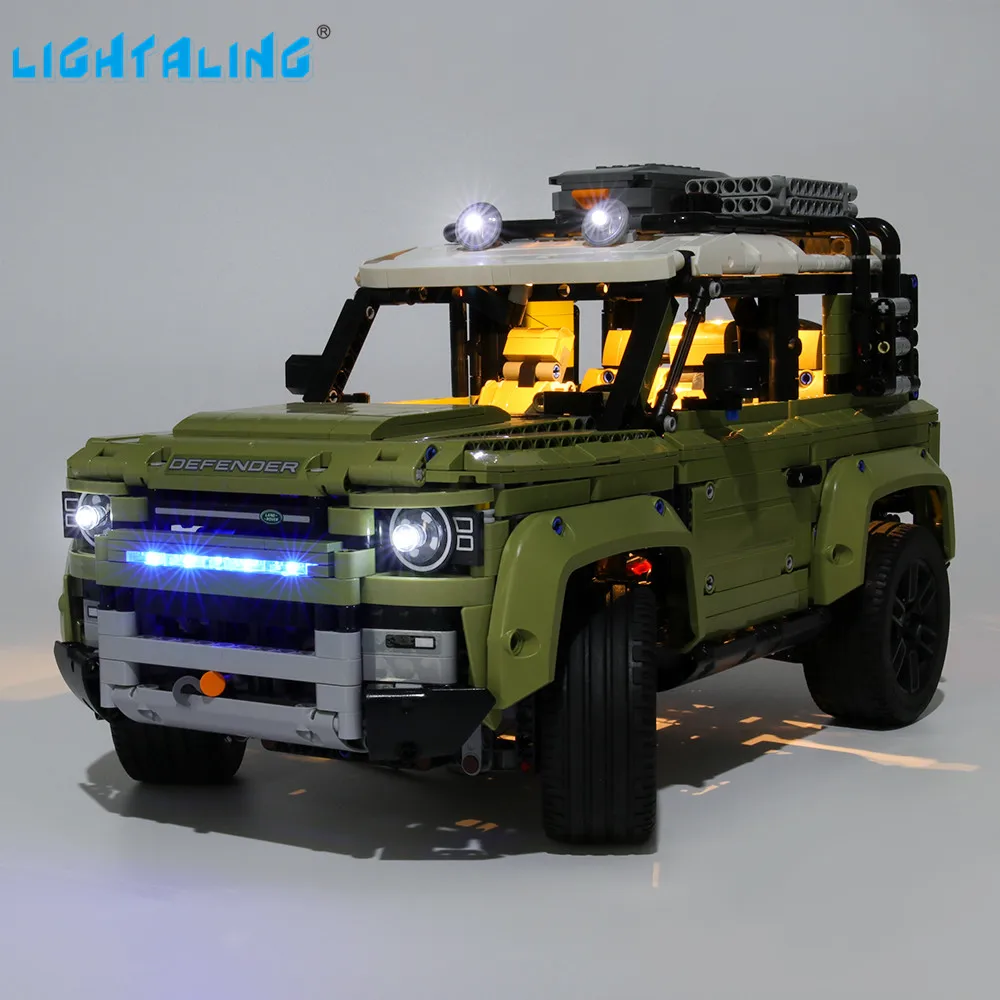 Lightaling Led Light Kit For Technic Landrover Defender Vehicles Toy Building Blocks Compatible With 42110 ( Lighting Set Only )
Lightaling Led Light Kit For Technic Landrover Defender Vehicles Toy Building Blocks Compatible With 42110 ( Lighting Set Only )