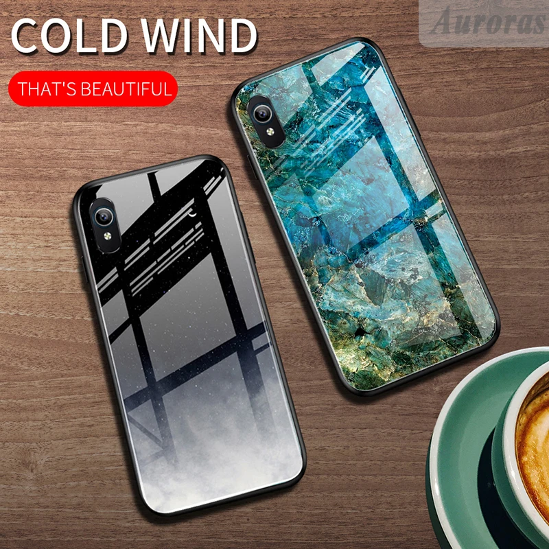 Auroras Tempered Glass Case For VIVO Y91c Marble Print Soft TPU Frame Shockproof Phone Cover For VIVO Y91c Case Y91c
Auroras Tempered Glass Case For VIVO Y91c Marble Print Soft TPU Frame Shockproof Phone Cover For VIVO Y91c Case Y91c