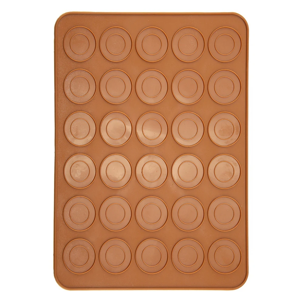 1pc 30 Holes Round Shape Macarons Mat Silicone Macaron Sheet Pad Pastry Cake Baking Tool Macarons Baking Silicone Mat
1pc 30 Holes Round Shape Macarons Mat Silicone Macaron Sheet Pad Pastry Cake Baking Tool Macarons Baking Silicone Mat