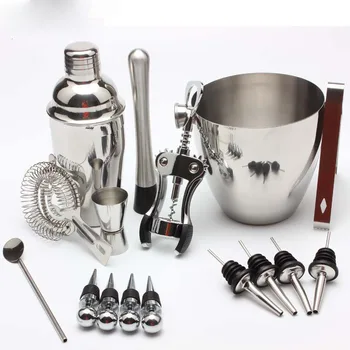Mixer Cocktail Set 16 Piece Set Ice Bucket Wine Stopper Ice Clip Set Family Bartending Tool Set Ice Bucket Bar Accessories Home
Mixer Cocktail Set 16 Piece Set Ice Bucket Wine Stopper Ice Clip Set Family Bartending Tool Set Ice Bucket Bar Accessories Home