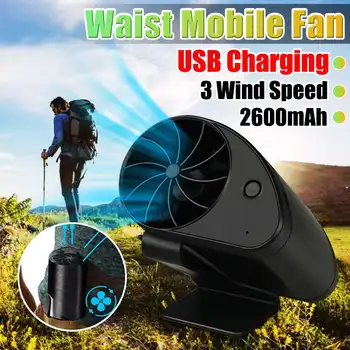 Summer Waist Fan Portable Handsfree USB Fan Wearable Clip on Fan 3 Gears Wind 2600mAh Rechargeable Battery for Camping Fishing
Summer Waist Fan Portable Handsfree USB Fan Wearable Clip on Fan 3 Gears Wind 2600mAh Rechargeable Battery for Camping Fishing