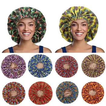 Satin Bonnet Hat Women Boho African Print Night Sleep Cap Hair Care Cap Elastic Head Wrap Big Size Headwrap Colored Headwear
Satin Bonnet Hat Women Boho African Print Night Sleep Cap Hair Care Cap Elastic Head Wrap Big Size Headwrap Colored Headwear