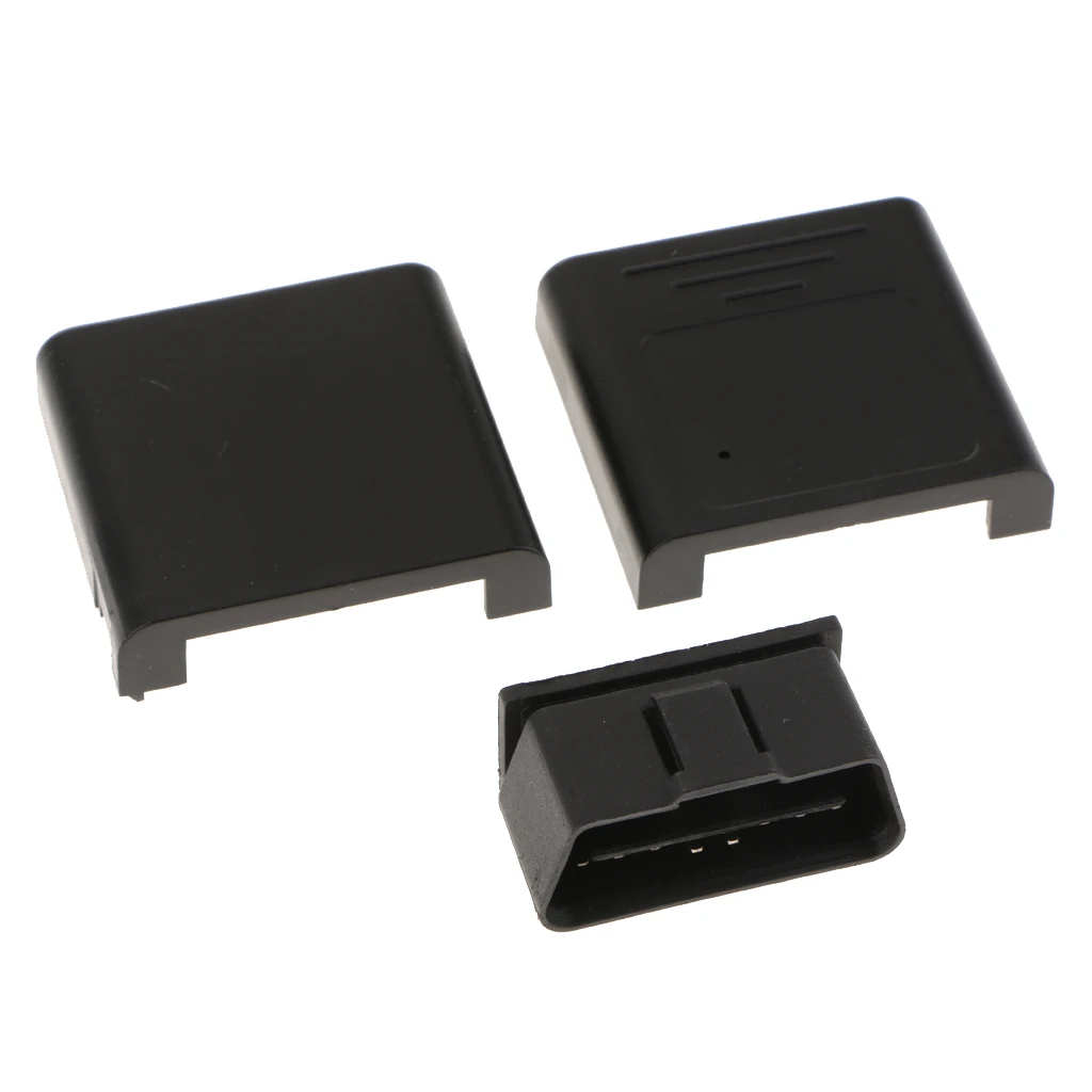 Plastic DIY 16 Pin Male Shell Fabricated Terminals Board Connector Plug Plastic DIY 16 Pin Male Shell Fabricated Terminals Board Connector Plug
