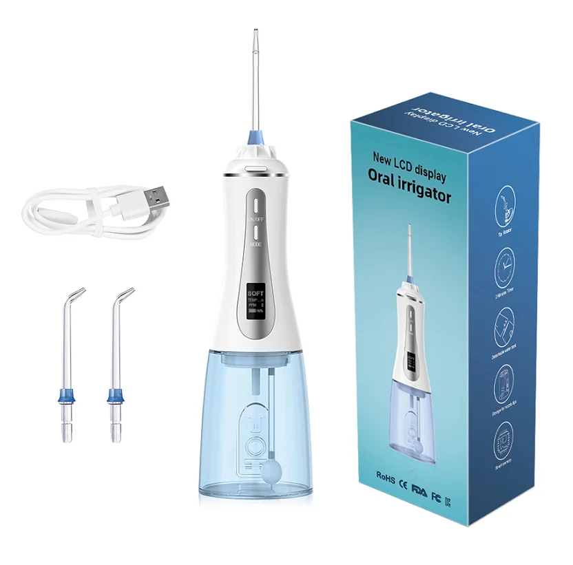 Oral Irrigator USB Rechargeable 3 Modes Water Flosser Portable Dental Jet Waterproof Teeth Cleaner 2 Jet 350ML sonic teeth clean
Oral Irrigator USB Rechargeable 3 Modes Water Flosser Portable Dental Jet Waterproof Teeth Cleaner 2 Jet 350ML sonic teeth clean