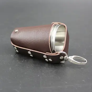 WALK KNOW 4pcs 70ml Wine Glasses Portable Beer Key Chain Outdoor Cup Camping Whiskey Travel Set Stainless Steel 2020 HOT 
WALK KNOW 4pcs 70ml Wine Glasses Portable Beer Key Chain Outdoor Cup Camping Whiskey Travel Set Stainless Steel 2020 HOT