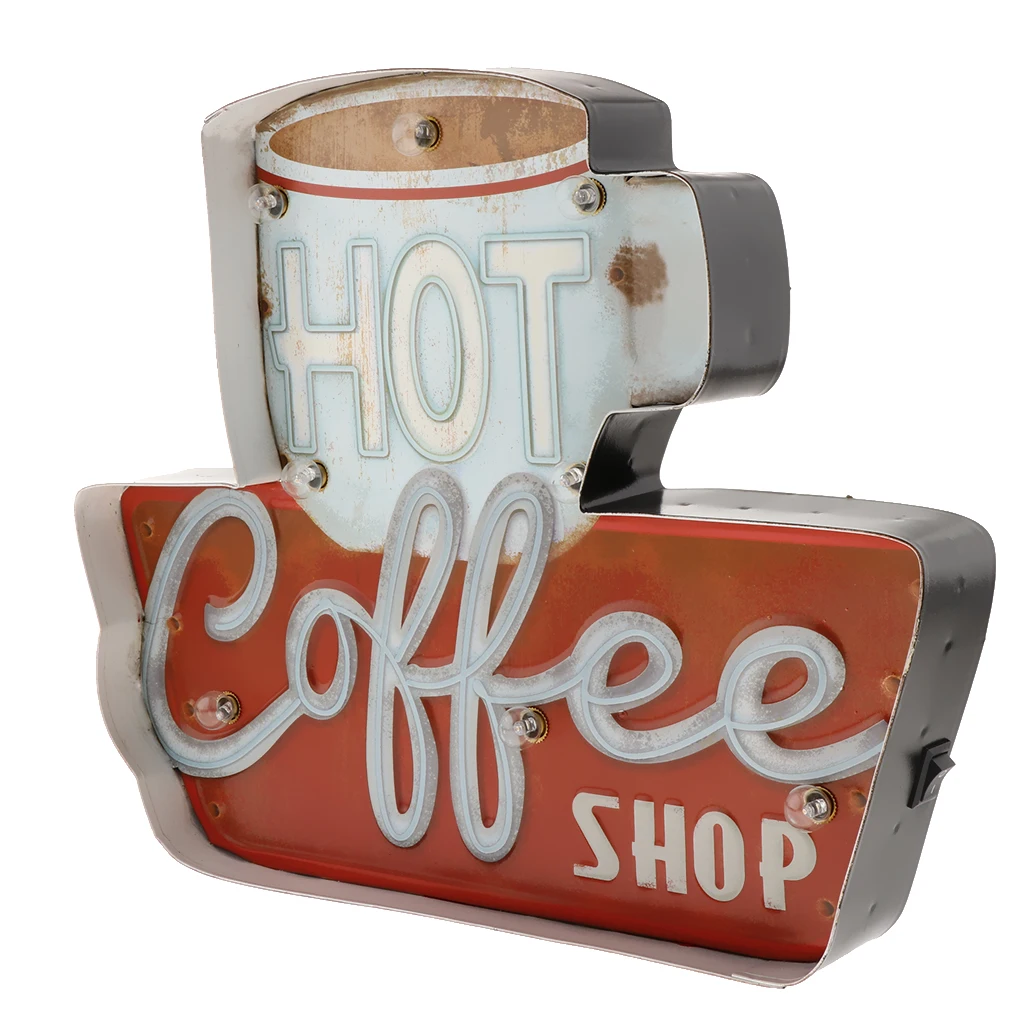 Vintage Coffee Pattern Metal Tin Sign Wall Plaque Art Poster LED Light Box Restaurant Dining Room Decor Vintage Coffee Pattern Metal Tin Sign Wall Plaque Art Poster LED Light Box Restaurant Dining Room Decor