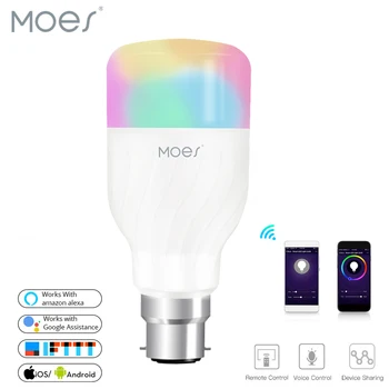 WiFi Smart Light Bulb Intelligent Colorful LED Lamp 7W RGBW APP Remote Control Works with Alexa Google for Smart Home B22
WiFi Smart Light Bulb Intelligent Colorful LED Lamp 7W RGBW APP Remote Control Works with Alexa Google for Smart Home B22