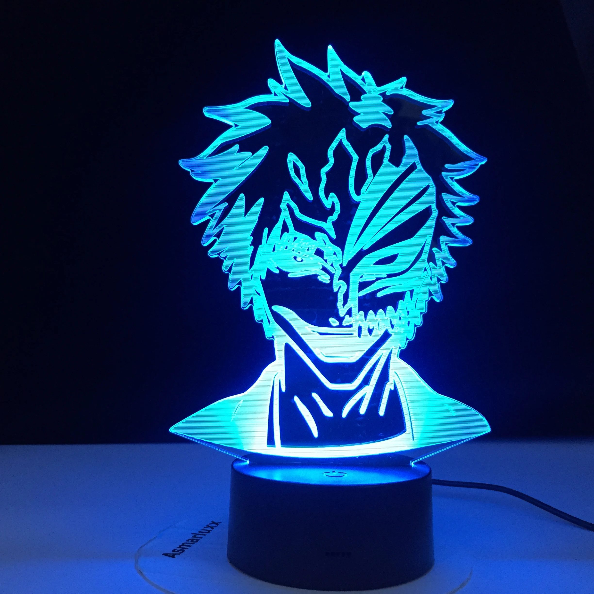 Anime Bleach 3d Mask Face Led Night Light Lamp for Kids Bedroom Decoration Nightlight Gift for Children Study Room Decor Light
Anime Bleach 3d Mask Face Led Night Light Lamp for Kids Bedroom Decoration Nightlight Gift for Children Study Room Decor Light