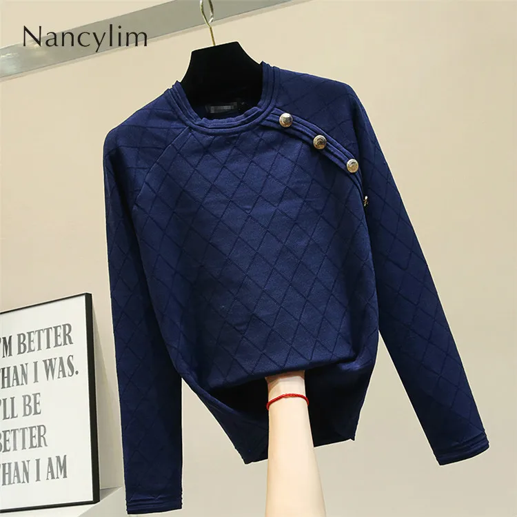 Autumn Pull Sweater Woman 2019 New Lazy Wind Side Buttons Sweater Coat Female Lady Pullovers Temperament Jumper Femme Knitwear
Autumn Pull Sweater Woman 2019 New Lazy Wind Side Buttons Sweater Coat Female Lady Pullovers Temperament Jumper Femme Knitwear