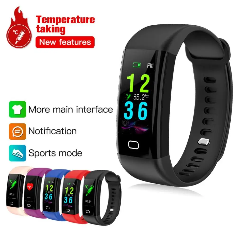 F77 Smart Bracelet Watch Thermometer Waterproof Blood Oxygen Detected Heart Rate Temperature Sport Health Tracker Call Monitor
F77 Smart Bracelet Watch Thermometer Waterproof Blood Oxygen Detected Heart Rate Temperature Sport Health Tracker Call Monitor