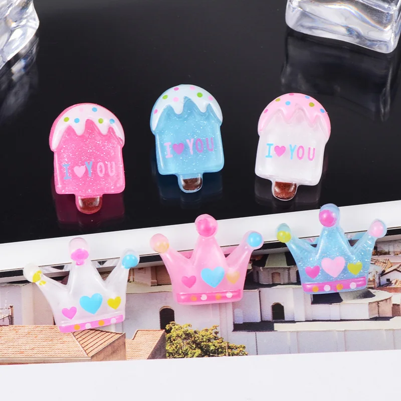 Resin Ice Cream Crown Diy Material Cream Ice Cream Slime Filling Accessories Polymer Clay Charms Ice Cream Toys for Kids Unisex
Resin Ice Cream Crown Diy Material Cream Ice Cream Slime Filling Accessories Polymer Clay Charms Ice Cream Toys for Kids Unisex