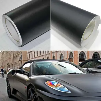 30*152cm High Quality Matte Black PVC Vinyl Film Wrap Car DIY Sticker Vehicle Decal Matte Car Covering Film Car Accessories
30*152cm High Quality Matte Black PVC Vinyl Film Wrap Car DIY Sticker Vehicle Decal Matte Car Covering Film Car Accessories