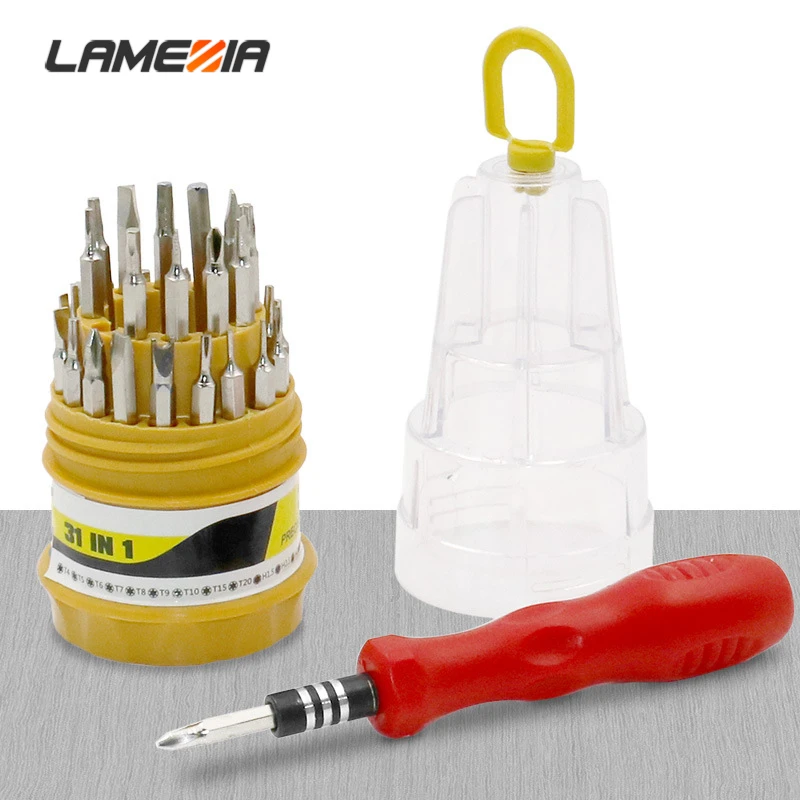 LAMEZIA 31-in-1 Pagoda Type Mini Screwdriver Set Repair Tool For Mobile Phone Cellphone Electronics PC
LAMEZIA 31-in-1 Pagoda Type Mini Screwdriver Set Repair Tool For Mobile Phone Cellphone Electronics PC