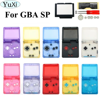 YuXi 10Color DIY clear shell case for GameBoy Advance SP replacement housing screen lens for GBA SP w/ noctilucence Rubber pad
YuXi 10Color DIY clear shell case for GameBoy Advance SP replacement housing screen lens for GBA SP w/ noctilucence Rubber pad