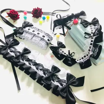 Lolita Hair Bands Lolita Sweet Versatile KC Dark Hair Band Bow Headdress
Lolita Hair Bands Lolita Sweet Versatile KC Dark Hair Band Bow Headdress