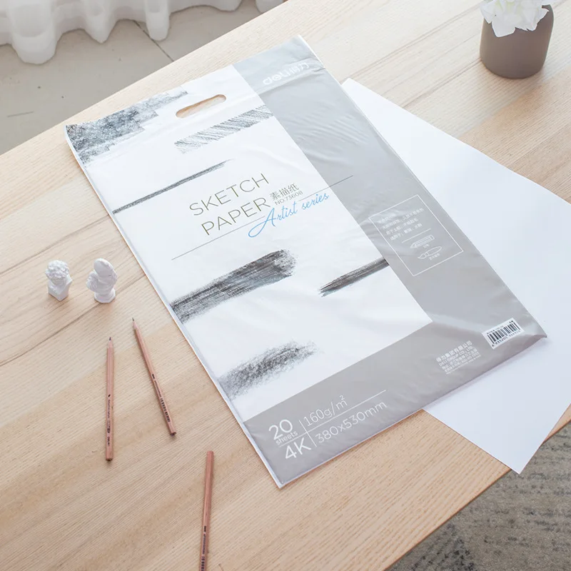 Deli 73612 Sketch Paper 4 K Fine Art Color Lead Painted with Drawing Paper Sketch Students Beginners 160G
Deli 73612 Sketch Paper 4 K Fine Art Color Lead Painted with Drawing Paper Sketch Students Beginners 160G