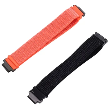 2x Suitable for Garmin 220Min 235 630 620 735 Watch with Nylon Loopback Strap Orange & Black
2x Suitable for Garmin 220Min 235 630 620 735 Watch with Nylon Loopback Strap Orange & Black