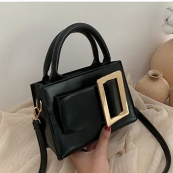 2020 New Style Elegant Cross-Body Shoulder Bag Solid Leather Belt Decorative Retro Portable Square Sling Bag
2020 New Style Elegant Cross-Body Shoulder Bag Solid Leather Belt Decorative Retro Portable Square Sling Bag