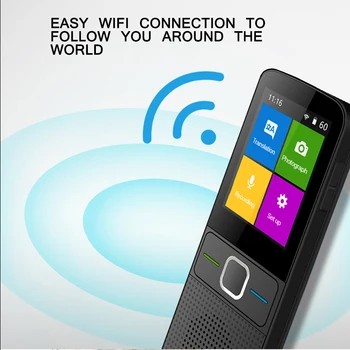 Smart Portable Instant Voice Translator Support 137 Countries Language Text/Photo Translation Multi-Language Translator Voice
Smart Portable Instant Voice Translator Support 137 Countries Language Text/Photo Translation Multi-Language Translator Voice