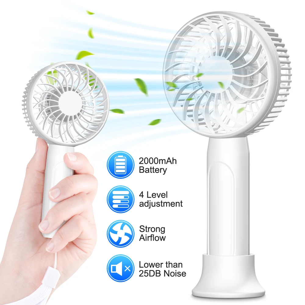 Qosea Mini USB Fan Handheld Portable Fan Rechargable Battery 2000mAh Compact 4 Speeds Summer Cooling Desktop Fan Strong Airflow
Qosea Mini USB Fan Handheld Portable Fan Rechargable Battery 2000mAh Compact 4 Speeds Summer Cooling Desktop Fan Strong Airflow