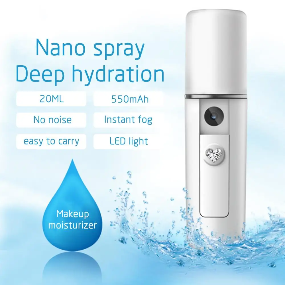 USB Rechargable 20ML Portable Small Air Humidifier Handheld Water Meter Ultrasonic Charging Diffuser Mini Milk Oil Steamed Face
USB Rechargable 20ML Portable Small Air Humidifier Handheld Water Meter Ultrasonic Charging Diffuser Mini Milk Oil Steamed Face