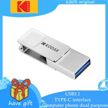 original Kodak K223C Metal USB Flash Drive USB3.1 Type-C OTG 16GB 32GB Memory stick 64GB memoria usb USB 3.0 128GB pendrive
original Kodak K223C Metal USB Flash Drive USB3.1 Type-C OTG 16GB 32GB Memory stick 64GB memoria usb USB 3.0 128GB pendrive